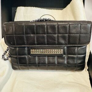 Chanel Black /Chocolate Bar Handbag
